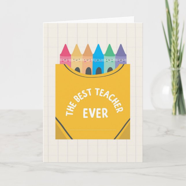 Teacher Card  (Front)