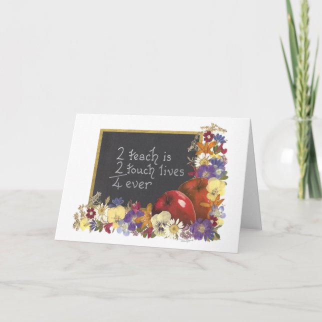 Teacher card (Front)