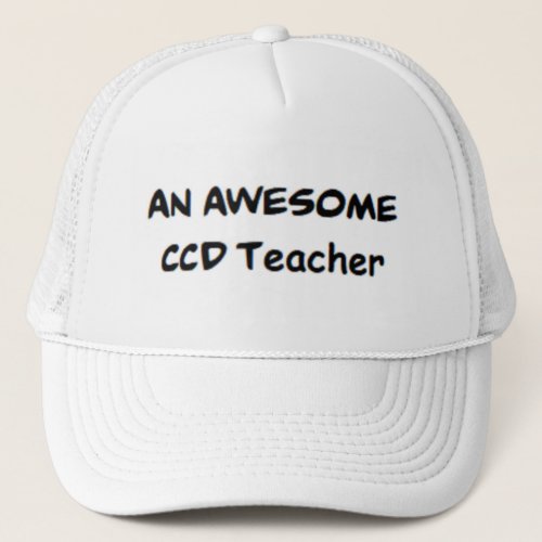 teacher ccd2 awesome trucker hat