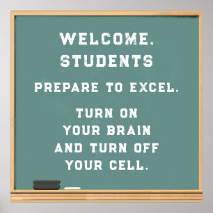 Teacher Cell Phone Etiquette  Poster