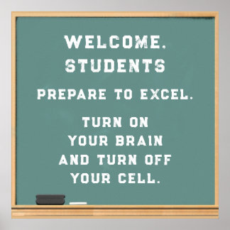 Teacher Cell Phone Etiquette  Poster