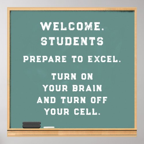 Teacher Cell Phone Etiquette  Poster