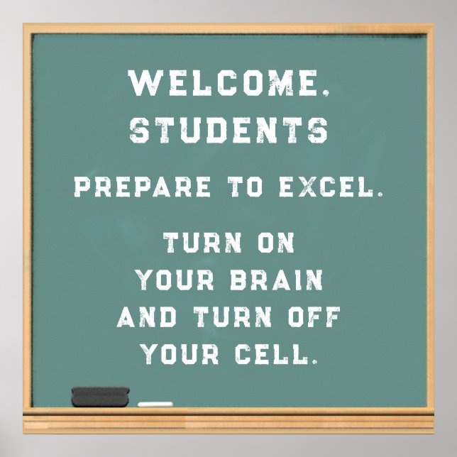 Teacher Cell Phone Etiquette  Poster (Front)