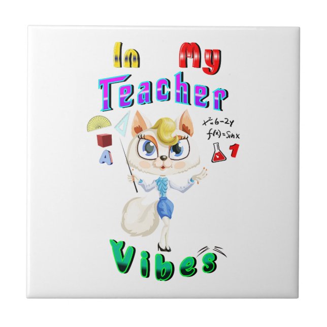 Teacher Ceramic Tile (Front)