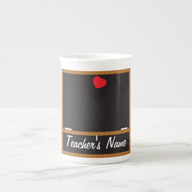 Teacher Chalkboard Mug - DIY Text (Front)