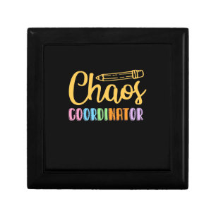 Teacher Chaos Coordinator Gift Box
