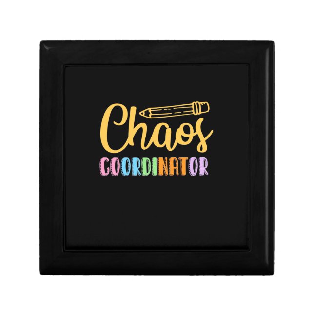 Teacher Chaos Coordinator Gift Box (Front)