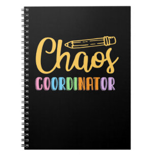 Teacher Chaos Coordinator Notebook