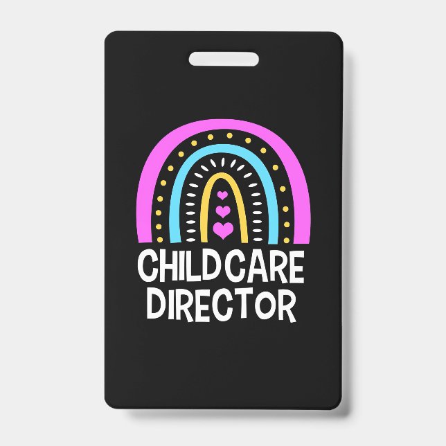 Teacher Childcare Director Badge (Front)