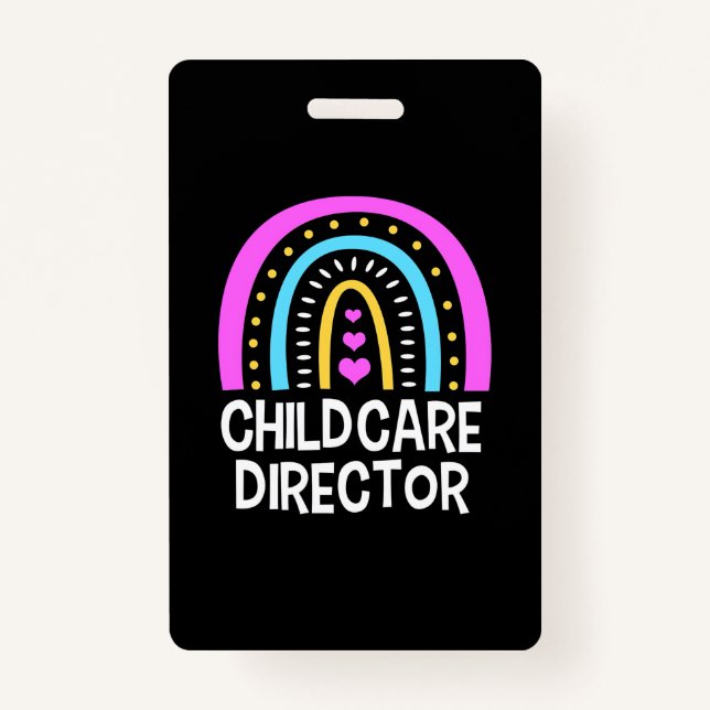Teacher Childcare Director Badge (Front)