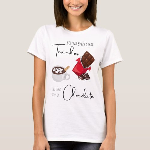 Teacher Chocolate Stash T_Shirt