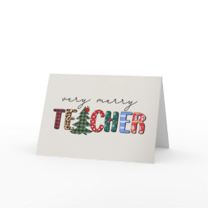 Teacher Christmas Card