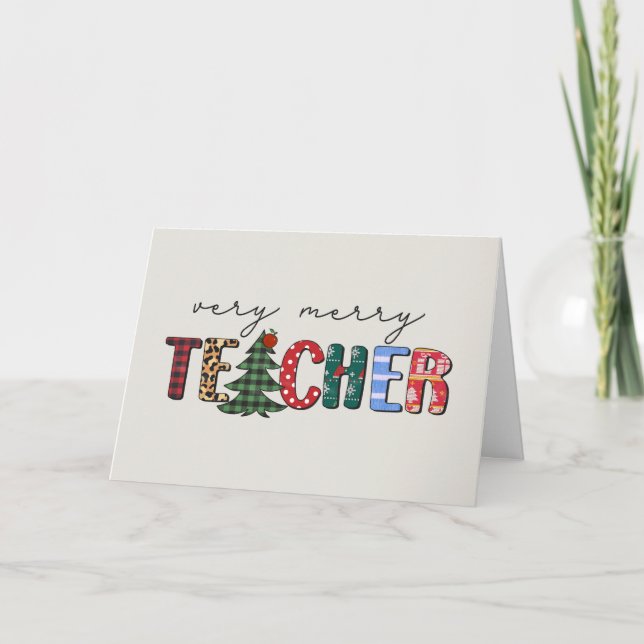 Teacher Christmas Card (Front)