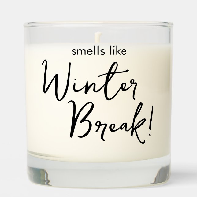 Teacher Christmas Gifts Holiday Gifts Personalized Scented Candle (Front)
