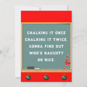 Teacher Christmas Holiday Thank You Card