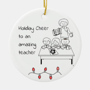 Teacher Christmas ornament - Customize