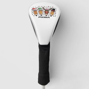Teacher Christmas Pencils Teacher Life Merry Xmas  Golf Head Cover