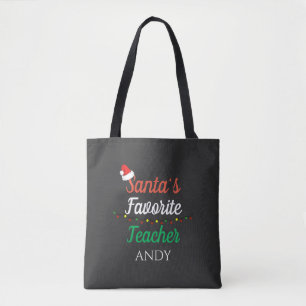Teacher Christmas Thank You Xmas Appreciation Gift Tote Bag