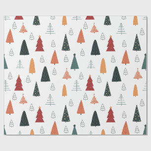 Teacher Christmas Tree Wrapping Paper