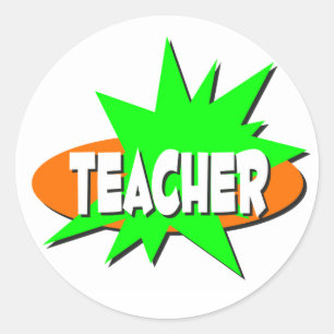 Teacher Classic Round Sticker