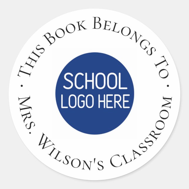 Teacher Classroom Bookplate (Front)