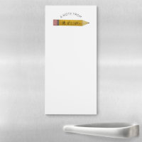 Teacher Classroom Pencil Custom Name