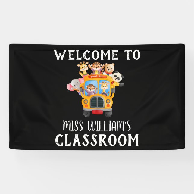 Teacher Classroom Welcome Banner (Horizontal)