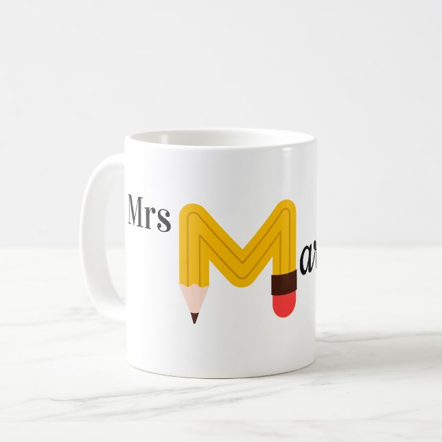Teacher Coffee Mug, Personalized Name, Mug (Creator Uploaded)