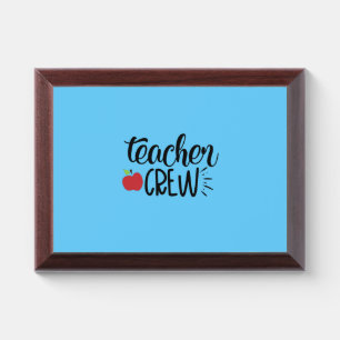 Teacher Crew Award Plaque
