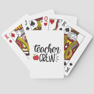Teacher Crew Poker Cards