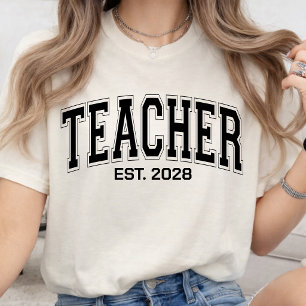 Teacher   Custom Varsity Teacher Back to School T-Shirt