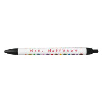 Teacher Cute Color Crayon Monogram Pen Teacher Cute Color Crayon Monogram Pen