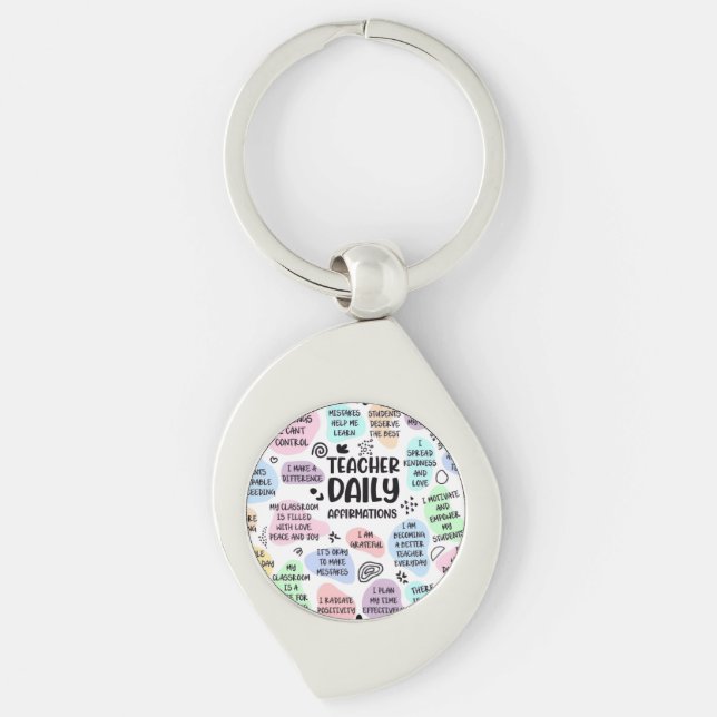 Teacher Daily Keychain (Front)