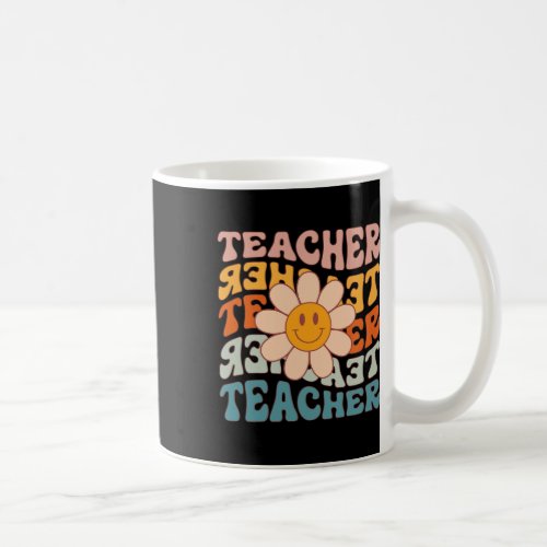 Teacher Daisy Colorful _ Elementary School Teacher Coffee Mug