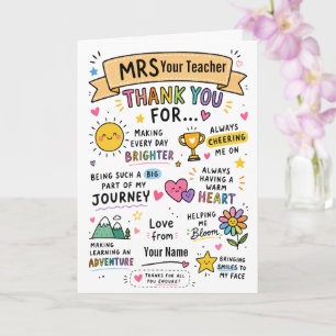 Teacher Day Card