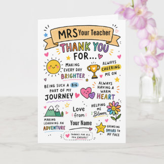 Teacher Day Card