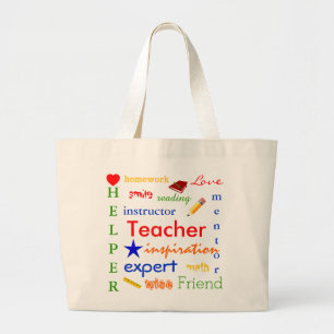 Teacher Defined Large Tote Bag
