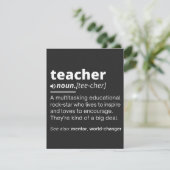 Teacher Definition - Funny Teaching School Teacher (Standing Front)