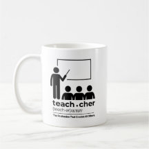 "Teacher Definition" Inspirational Coffee Mug