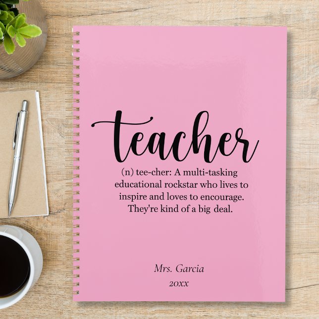 Teacher Definition Monthly Planner Organizer (Creator Uploaded)