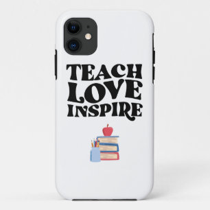 teacher design for teachers coffee mug hand saniti iPhone 11 case