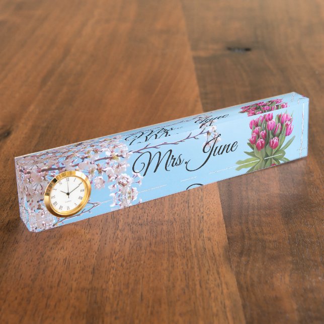 Teacher Desk Name Plate (Side)