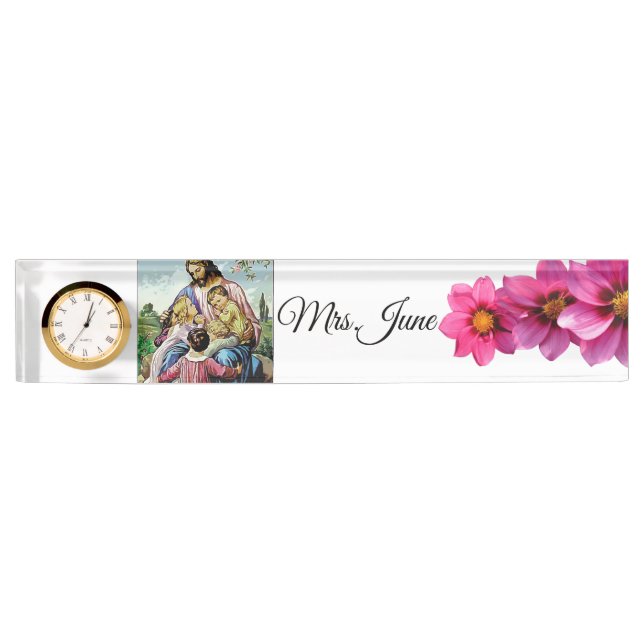 Teacher Desk Name Plate (Front)