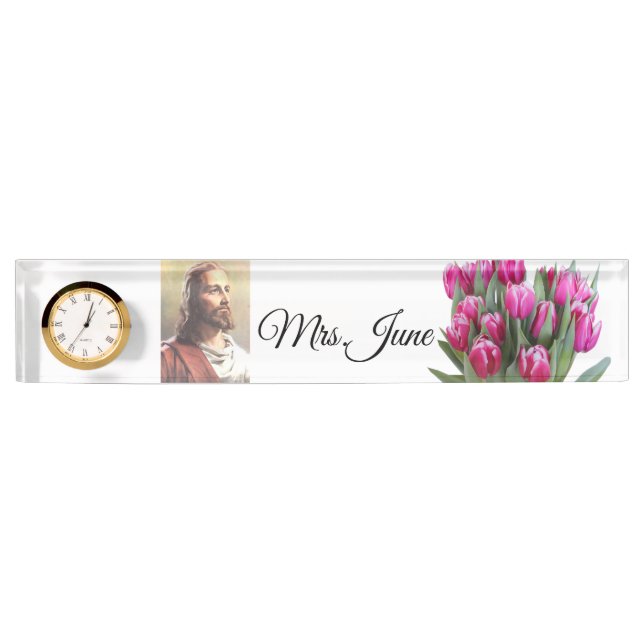 Teacher Desk Name Plate (Front)
