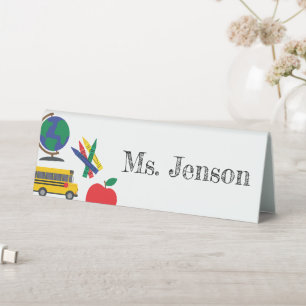 Teacher Desk Name Plate Sign