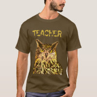 Teacher, Eagle owl T-Shirt