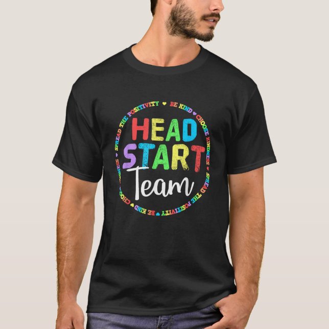 Teacher Early Childhood Education Preschool Head S T-Shirt (Front)