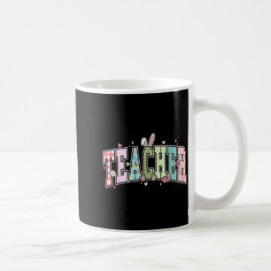 Teacher easter day funny teacher rabbit coffee mug