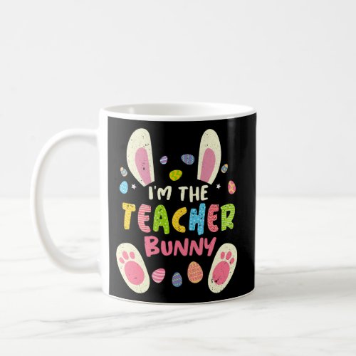 Teacher Easter Family Party Bunny Face Coffee Mug