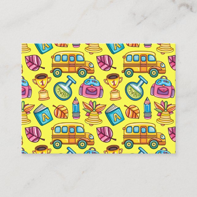 Teacher / Education Business Card (Front)